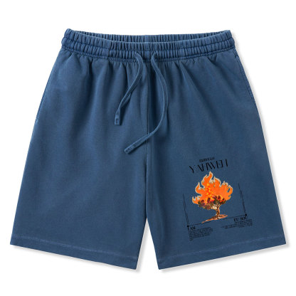 YAHWEH Christian Washed Shorts