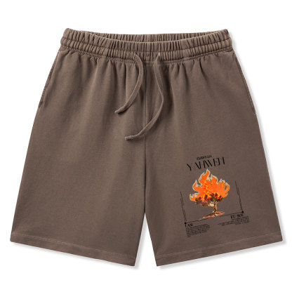 YAHWEH Christian Washed Shorts