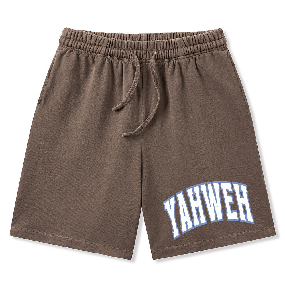 YAHWEH Christian Washed Shorts