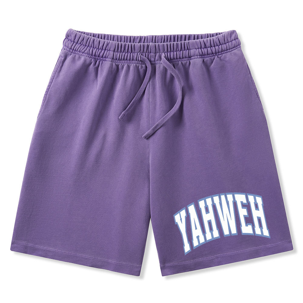 YAHWEH Christian Washed Shorts