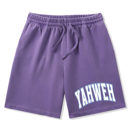 YAHWEH Christian Washed Shorts
