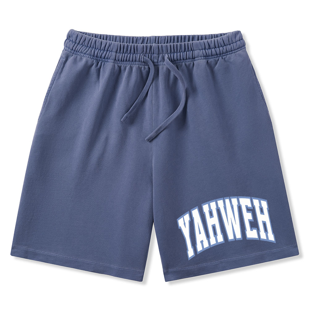 YAHWEH Christian Washed Shorts
