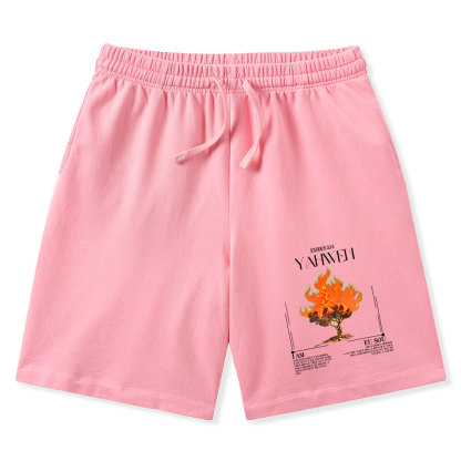 YAHWEH Christian Washed Shorts