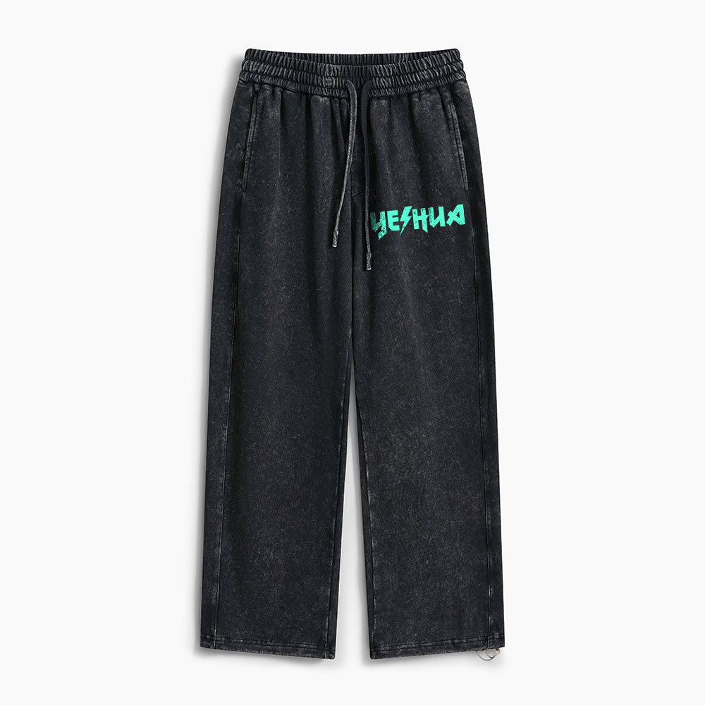 YAHWEH Christian Washed Sweatpants