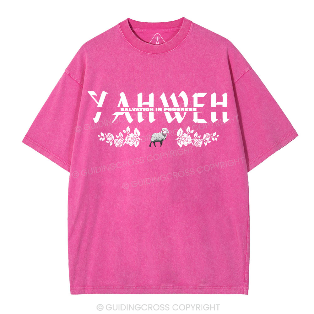 YAHWEH Christian Washed T-Shirt