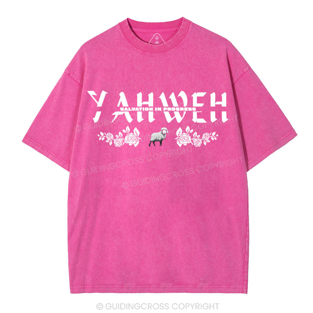YAHWEH Christian Washed T-Shirt