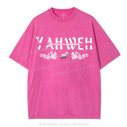 YAHWEH Christian Washed T-Shirt