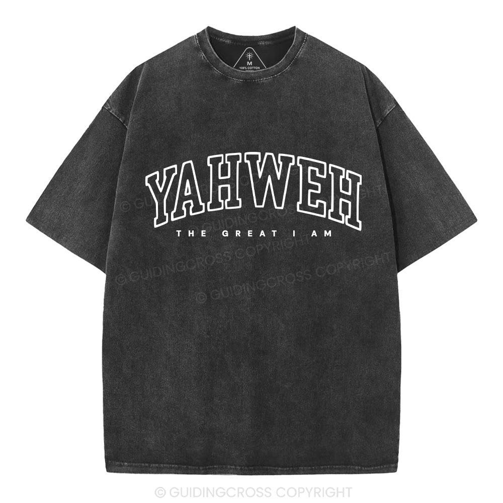 YAHWEH Christian Washed T-Shirt