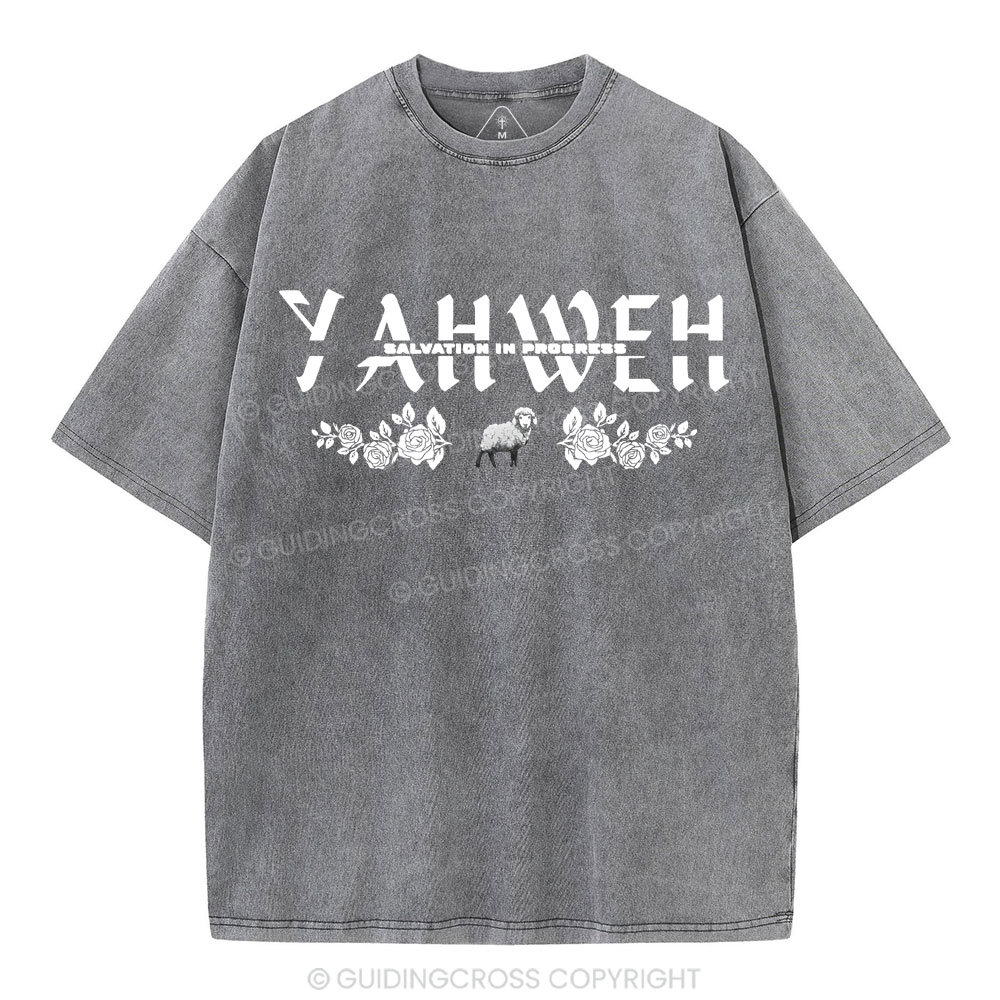 YAHWEH Christian Washed T-Shirt
