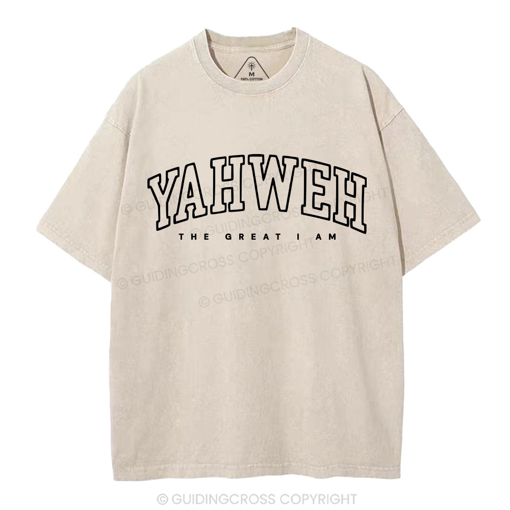 YAHWEH Christian Washed T-Shirt