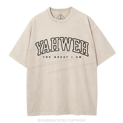 YAHWEH Christian Washed T-Shirt