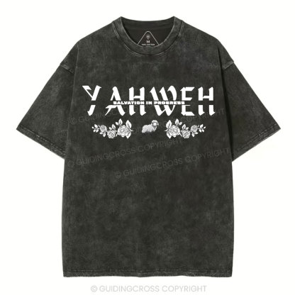 YAHWEH Christian Washed T-Shirt