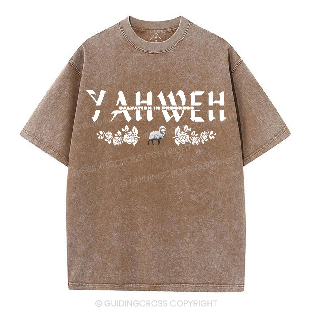 YAHWEH Christian Washed T-Shirt