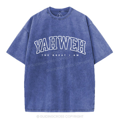 YAHWEH Christian Washed T-Shirt