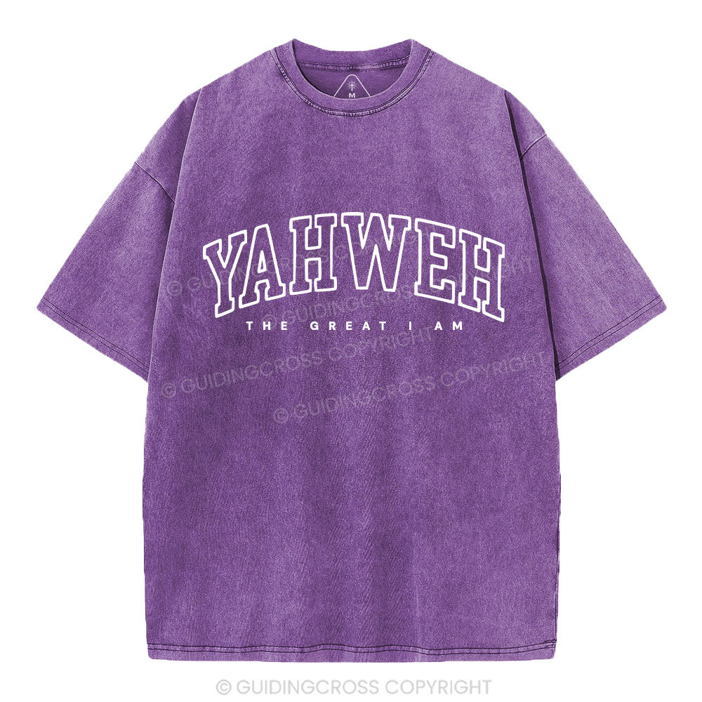 YAHWEH Christian Washed T-Shirt