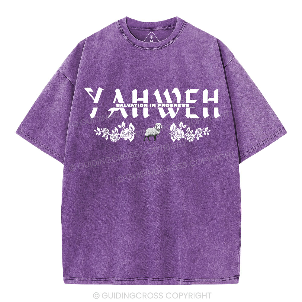 YAHWEH Christian Washed T-Shirt