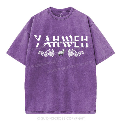 YAHWEH Christian Washed T-Shirt