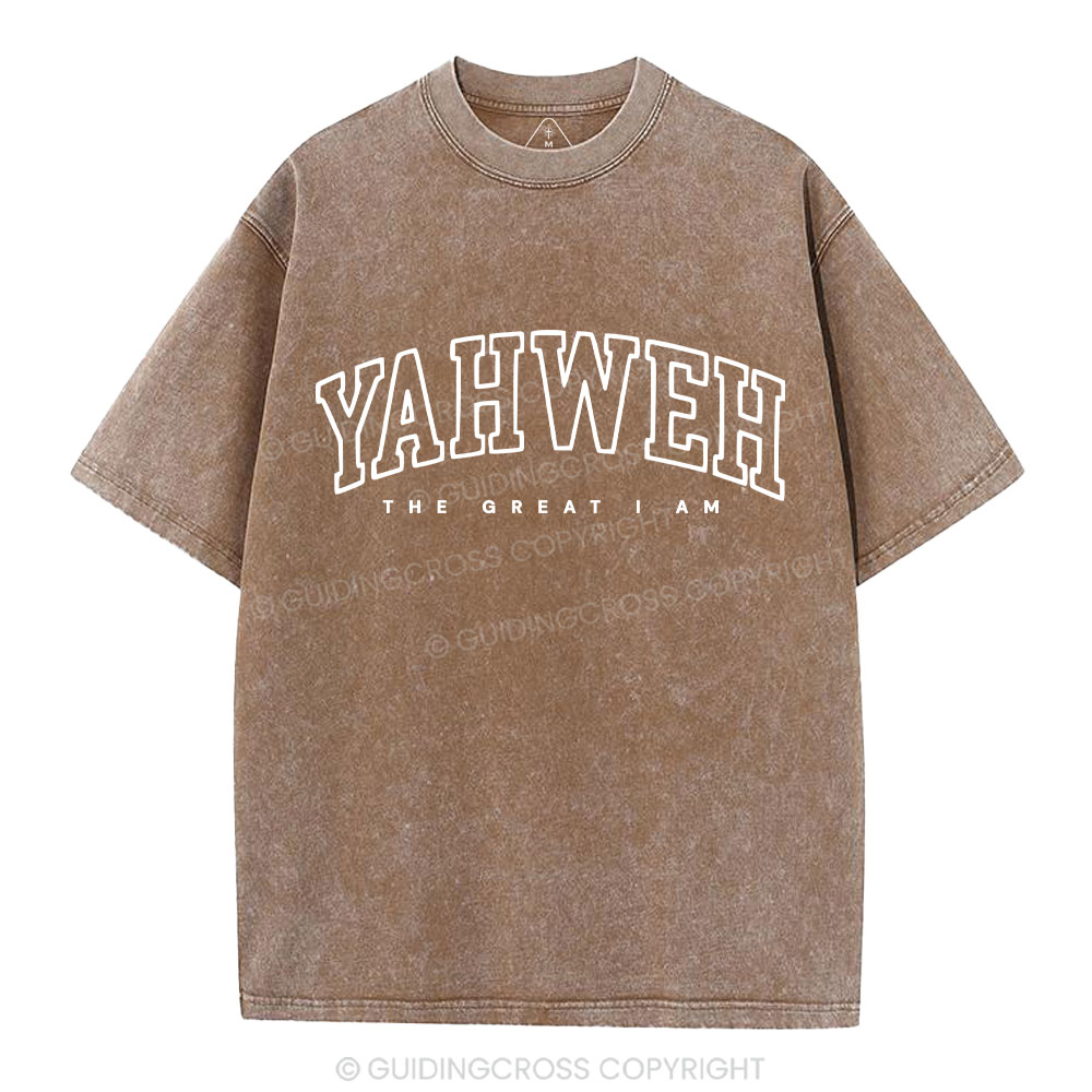 YAHWEH Christian Washed T-Shirt