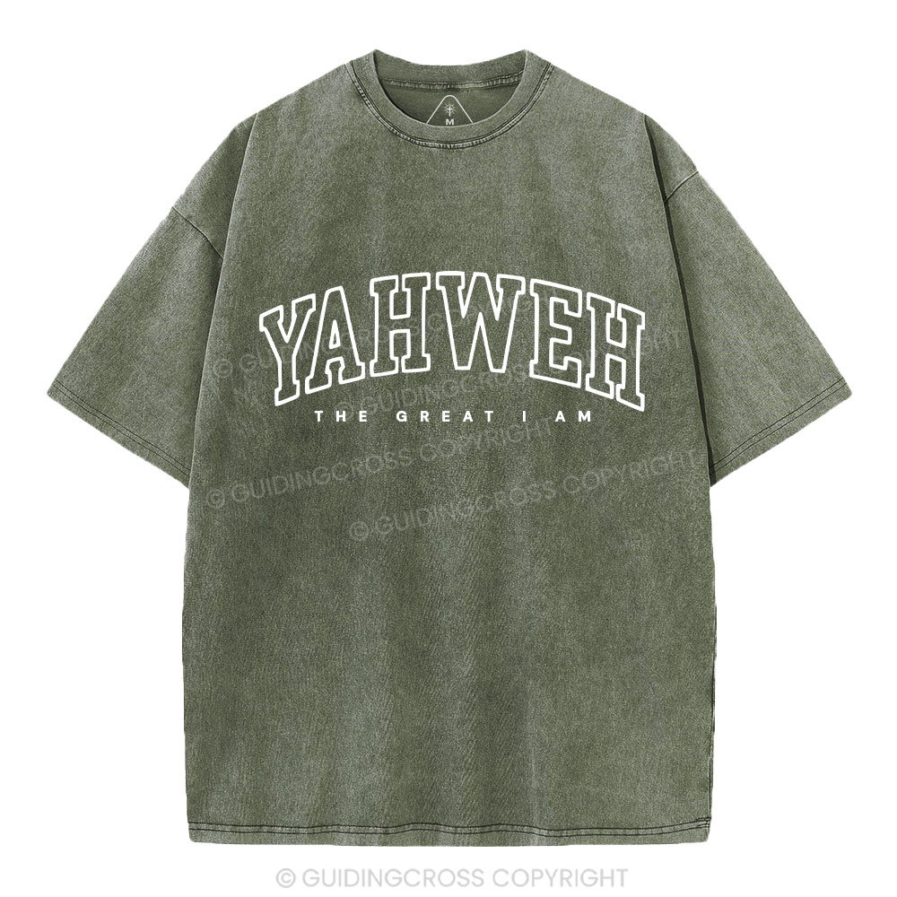 YAHWEH Christian Washed T-Shirt
