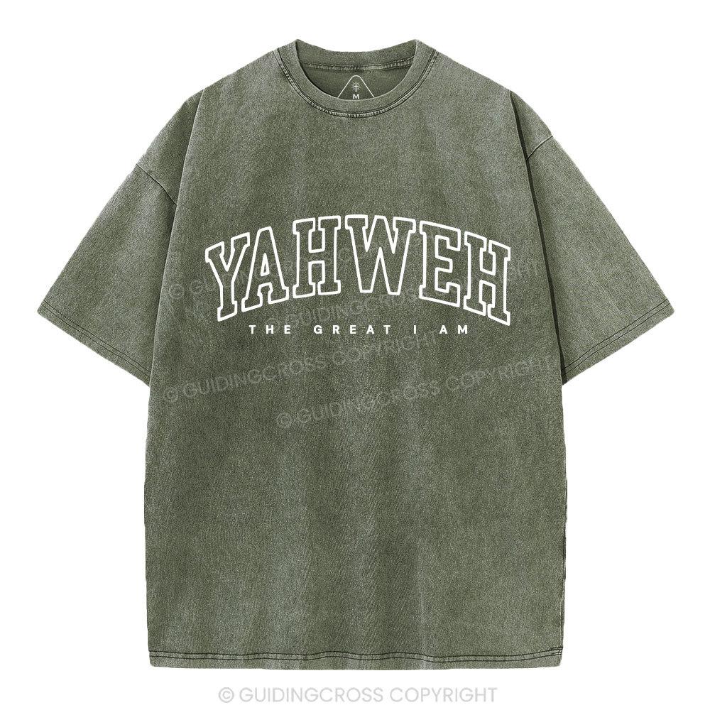 YAHWEH Christian Washed T-Shirt
