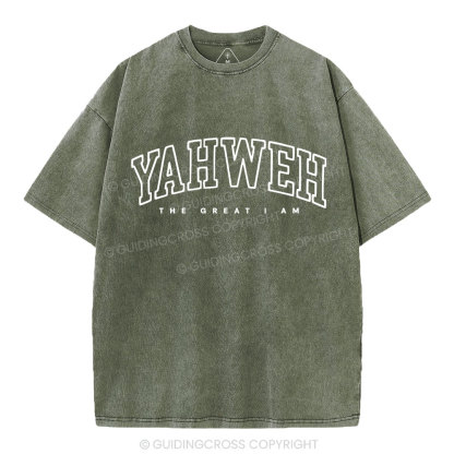 YAHWEH Christian Washed T-Shirt