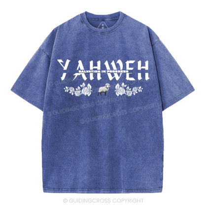 YAHWEH Christian Washed T-Shirt