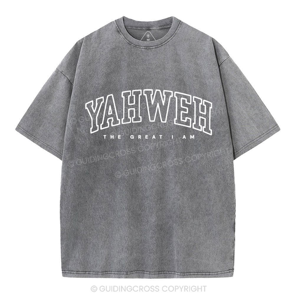 YAHWEH Christian Washed T-Shirt