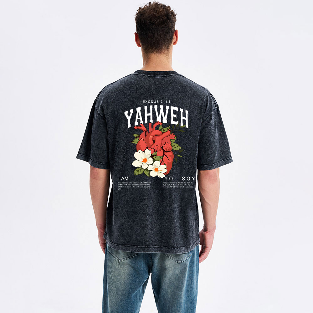 YAHWEH Christian Washed T-Shirt