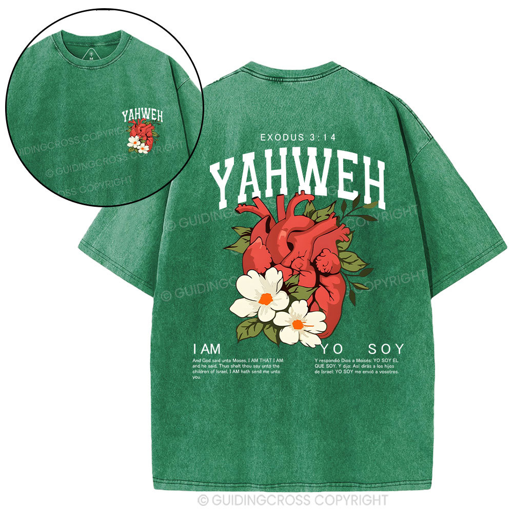 YAHWEH Christian Washed T-Shirt