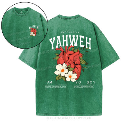 YAHWEH Christian Washed T-Shirt