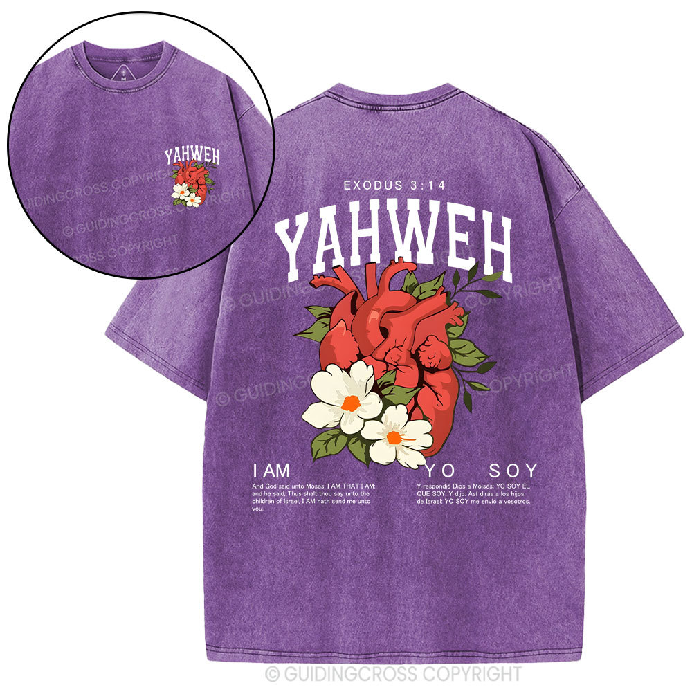 YAHWEH Christian Washed T-Shirt