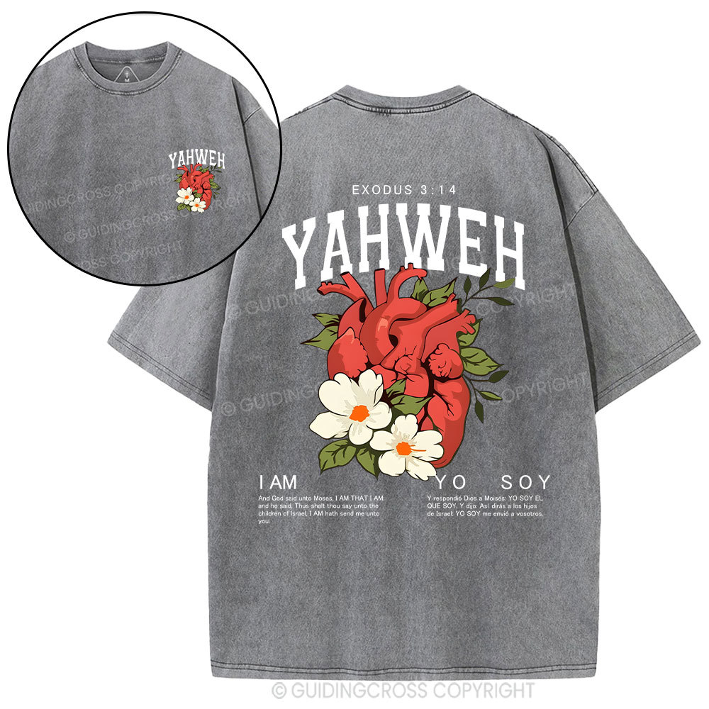 YAHWEH Christian Washed T-Shirt