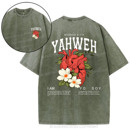 YAHWEH Christian Washed T-Shirt