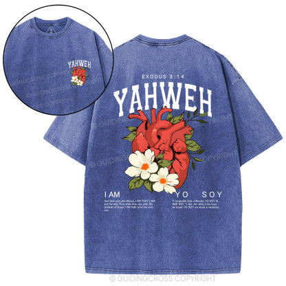 YAHWEH Christian Washed T-Shirt