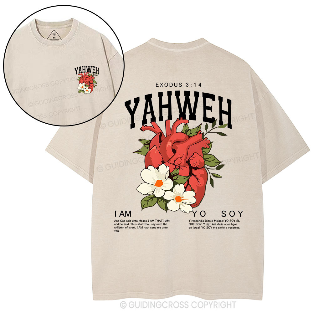 YAHWEH Christian Washed T-Shirt