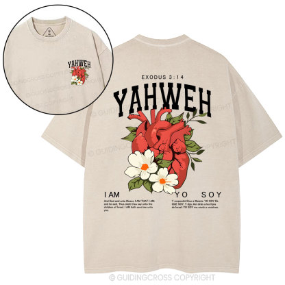 YAHWEH Christian Washed T-Shirt