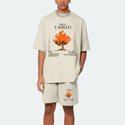 YAHWEH Christian Washed T-Shirt & Shorts