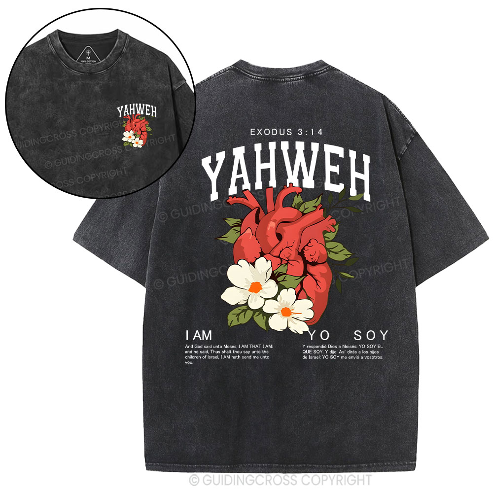 YAHWEH Christian Washed T-Shirt