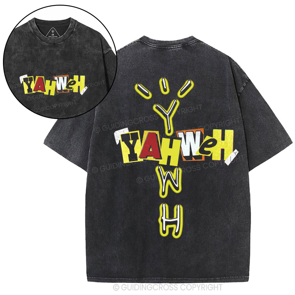 YAHWEH Christian Washed T-Shirt