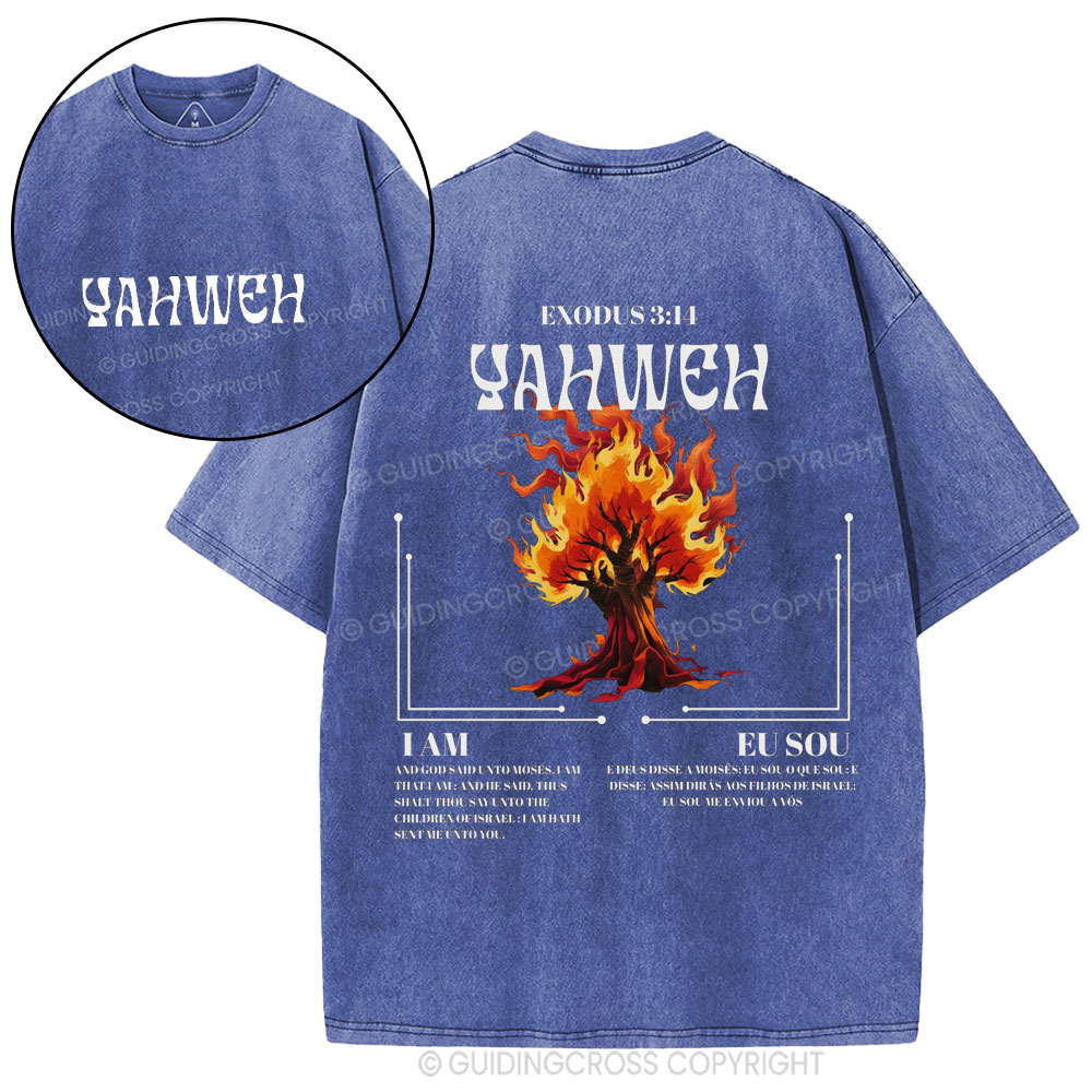 YAHWEH Christian Washed T-Shirt
