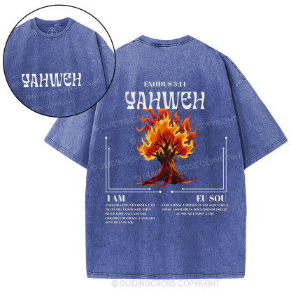 YAHWEH Christian Washed T-Shirt