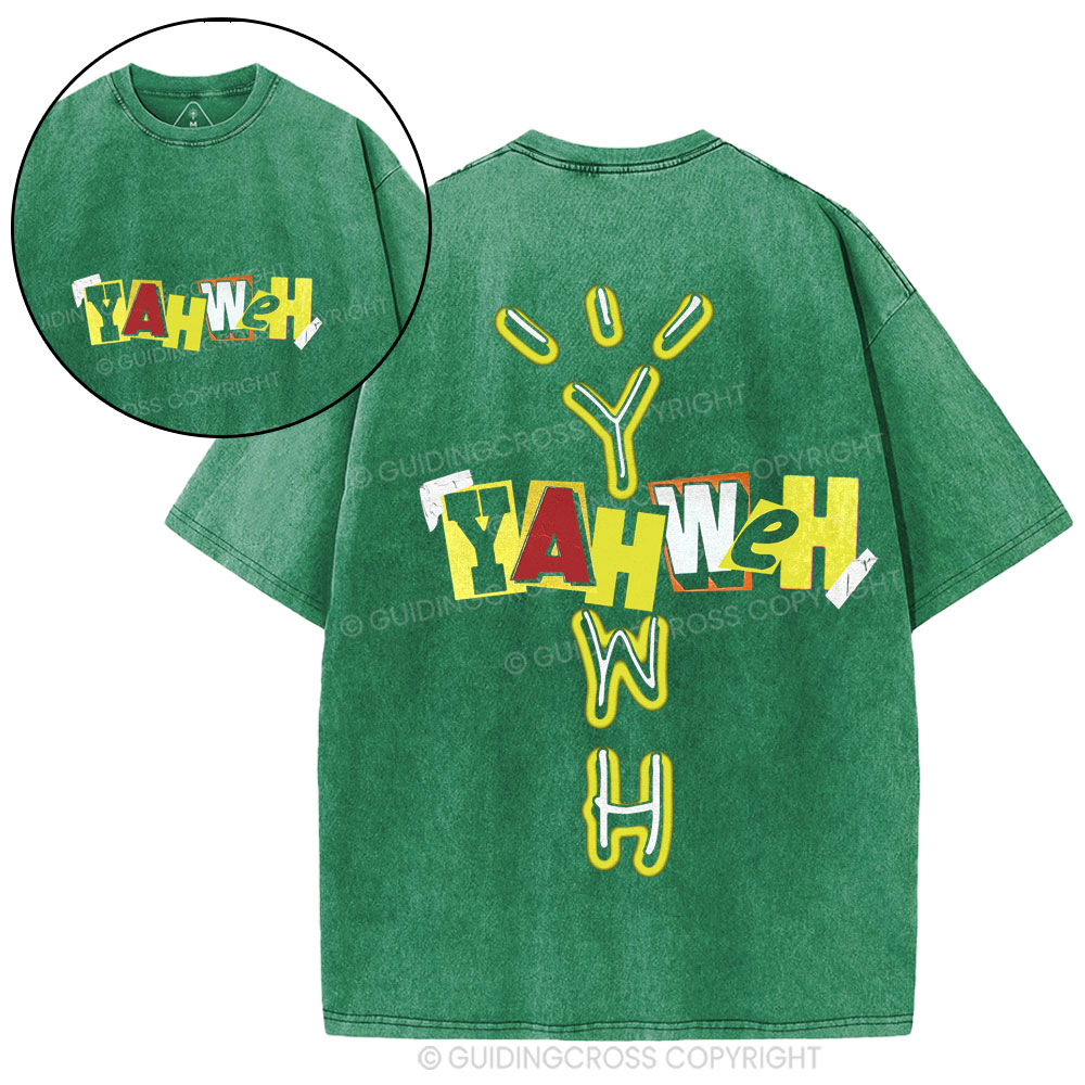 YAHWEH Christian Washed T-Shirt