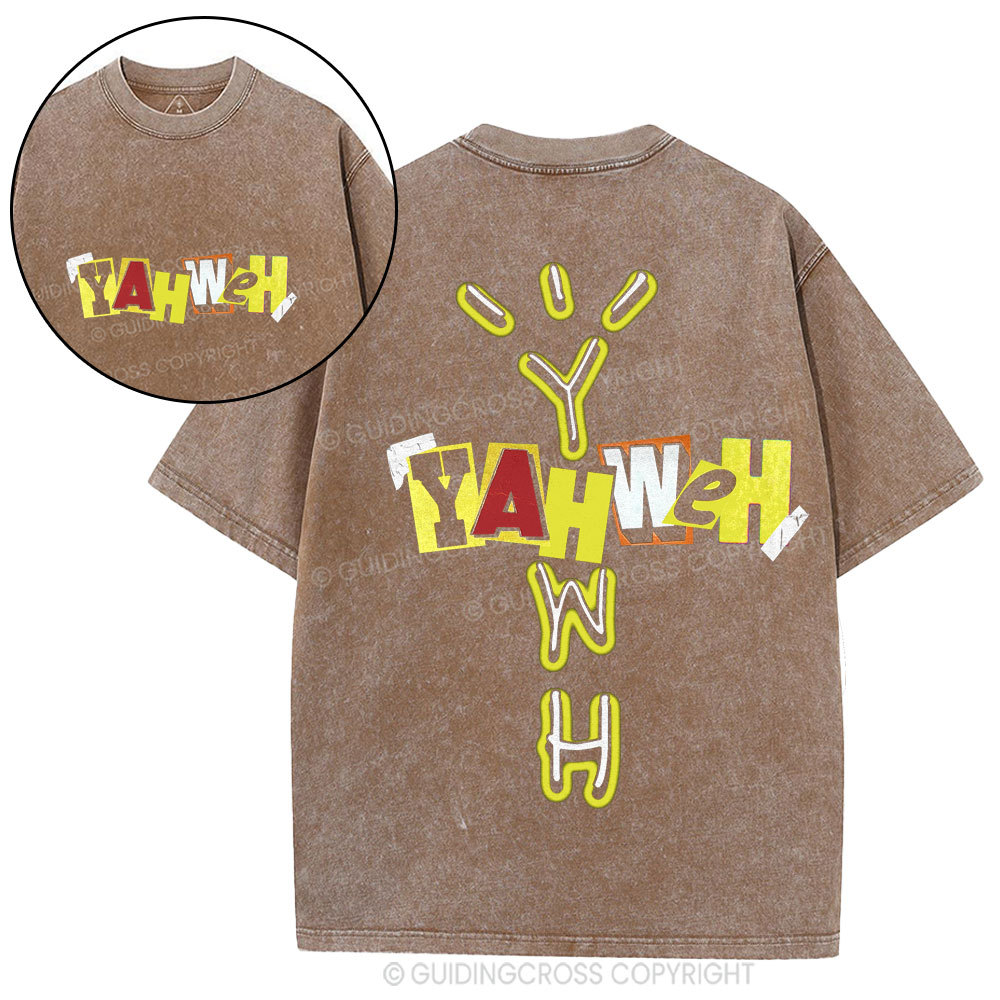 YAHWEH Christian Washed T-Shirt