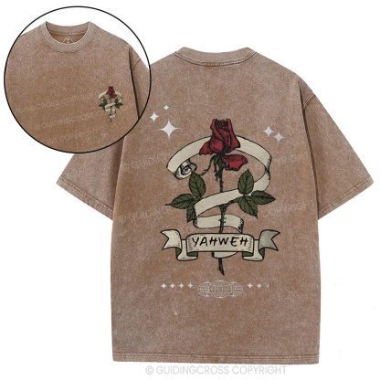 YAHWEH Christian Washed T-Shirt