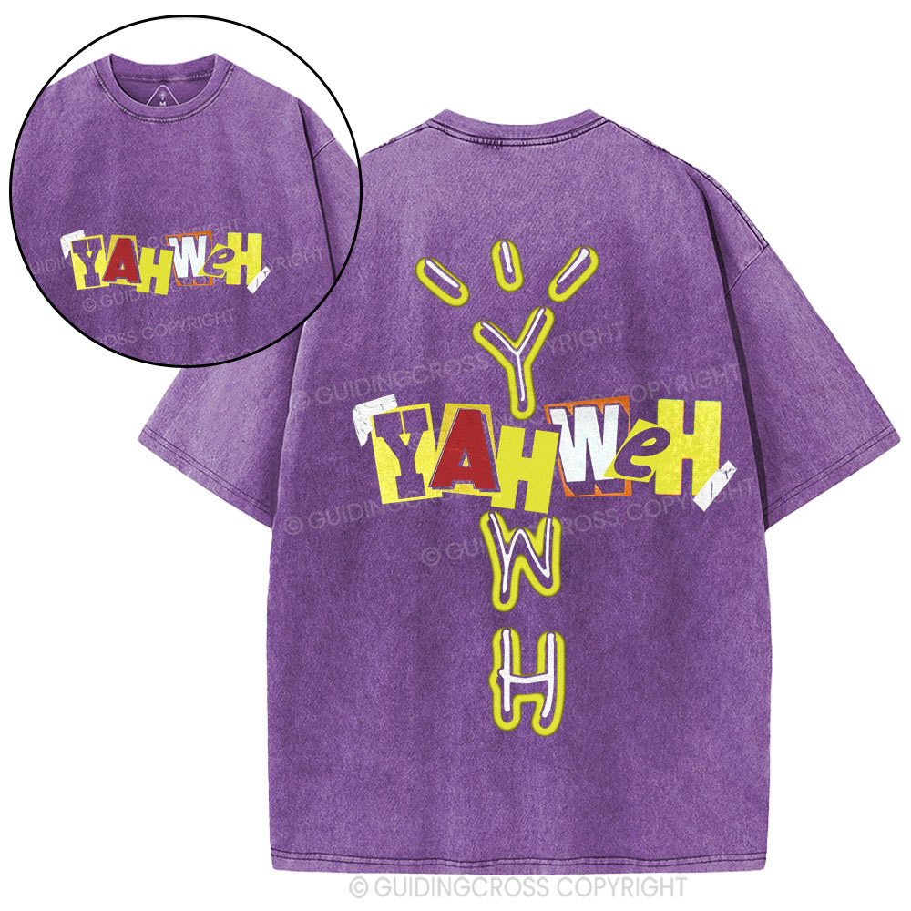 YAHWEH Christian Washed T-Shirt