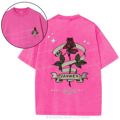YAHWEH Christian Washed T-Shirt