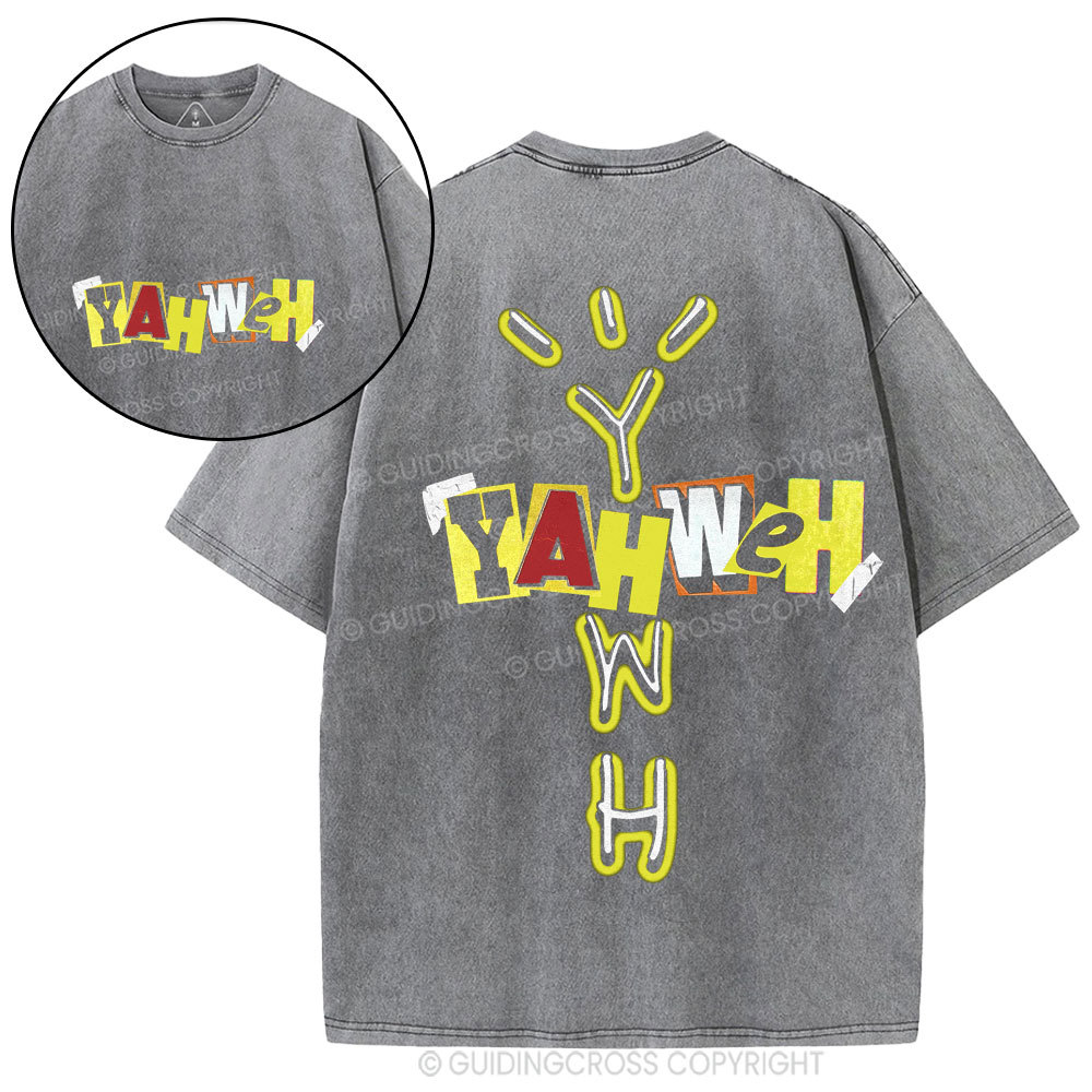 YAHWEH Christian Washed T-Shirt