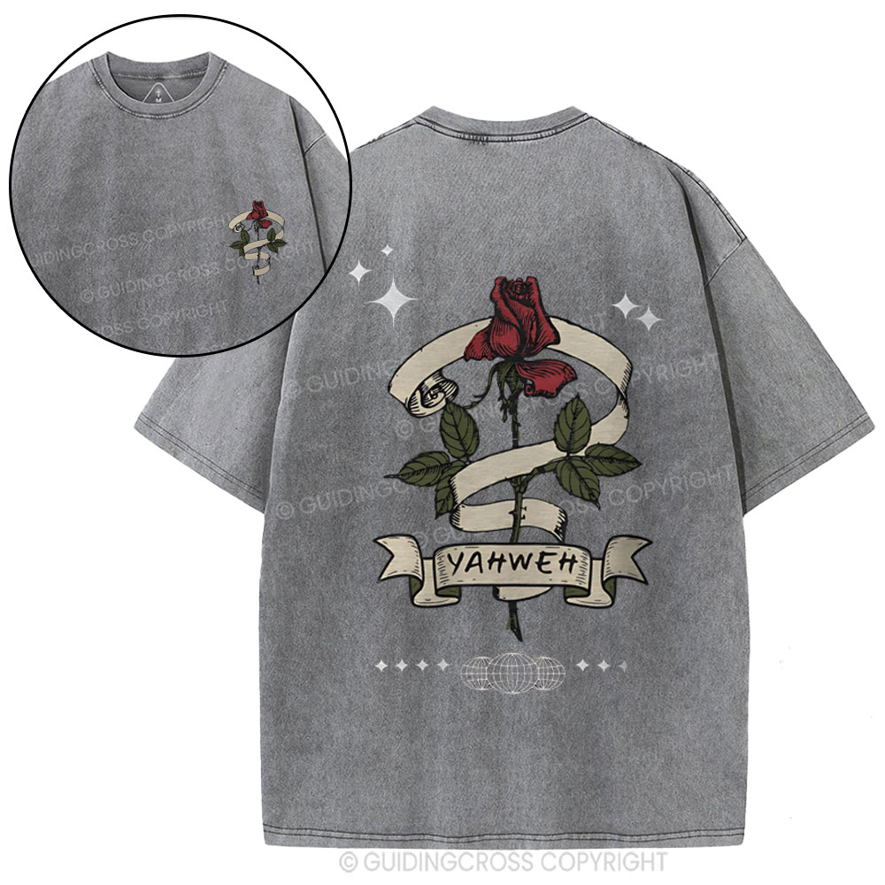 YAHWEH Christian Washed T-Shirt