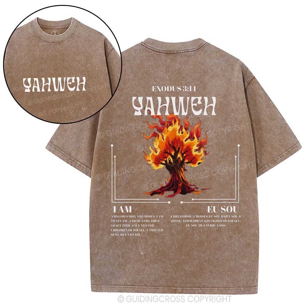 YAHWEH Christian Washed T-Shirt