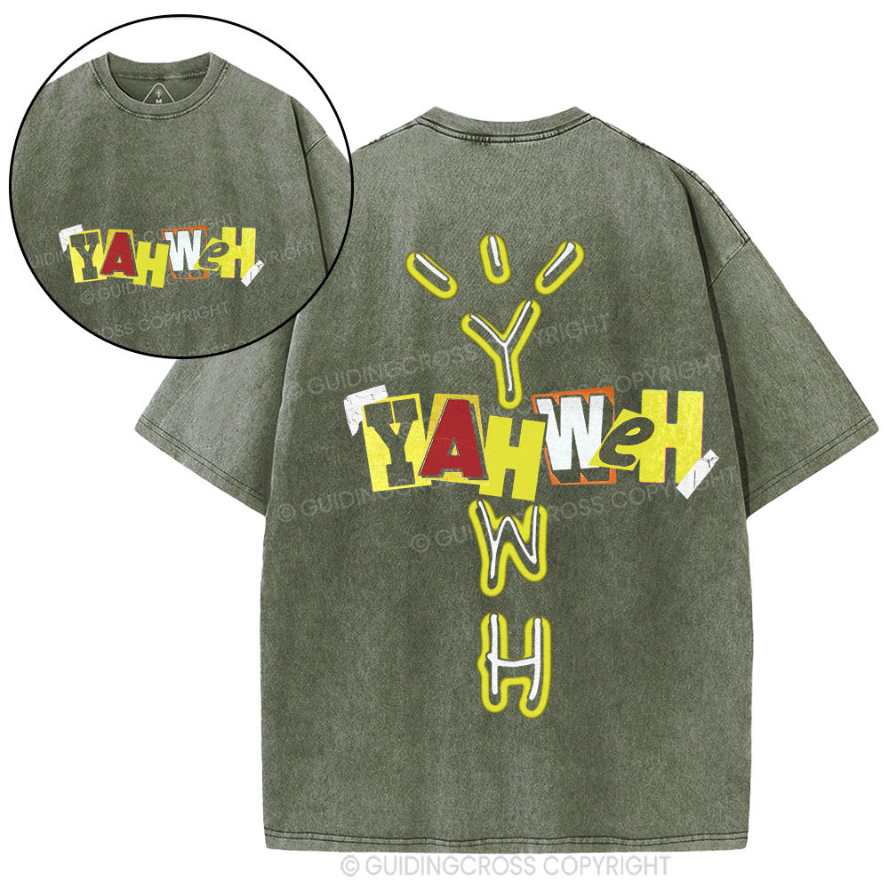 YAHWEH Christian Washed T-Shirt